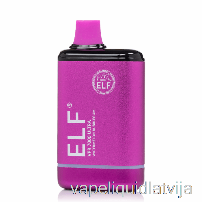 Elf Vpr 7000 Ultra Vienreizējās Lietošanas Arbūzu Bubblegum Vape šķidrums